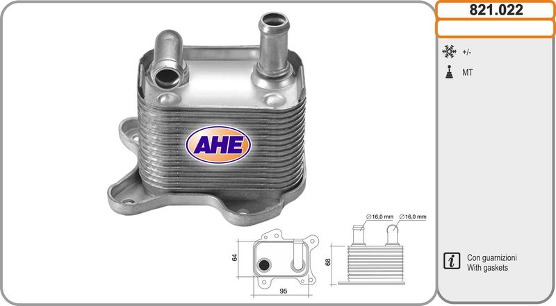 AHE Radiatore olio, Olio motore 821.022