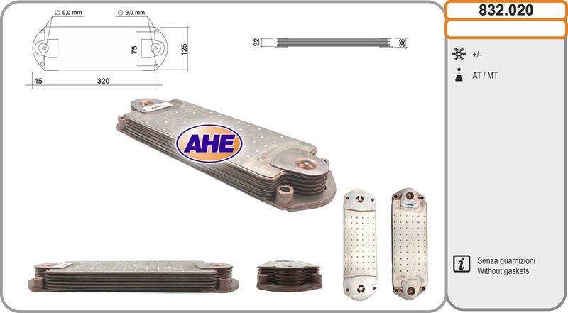 AHE Radiatore olio, Olio motore 832.020