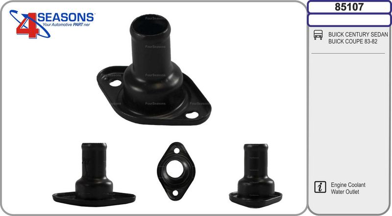 AHE Flangia d. refrigerante 85107