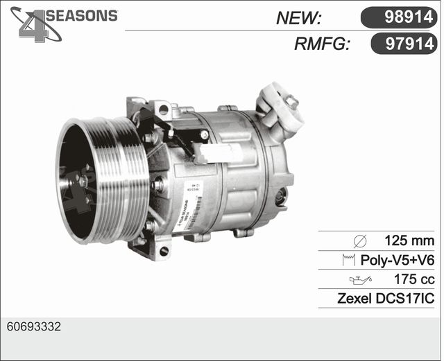 AHE Compressore, Climatizzatore 97914