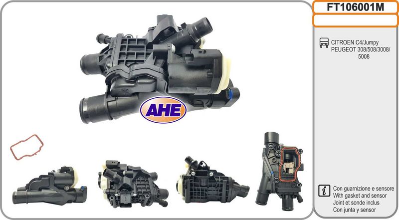 AHE Flangia d. refrigerante FT106001M