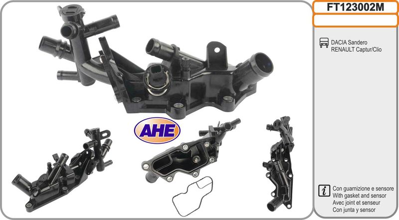 AHE Flangia d. refrigerante FT123002M