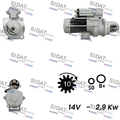 FISPA Motorino d'avviamento S12NK0355A2