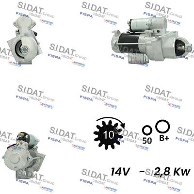 FISPA Motorino d'avviamento S12NK0500A2