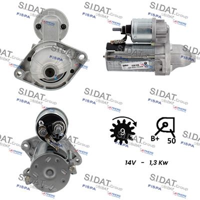 FISPA Motorino d'avviamento S12VA0017