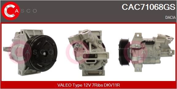CASCO Compressore, Climatizzatore CAC71068GS