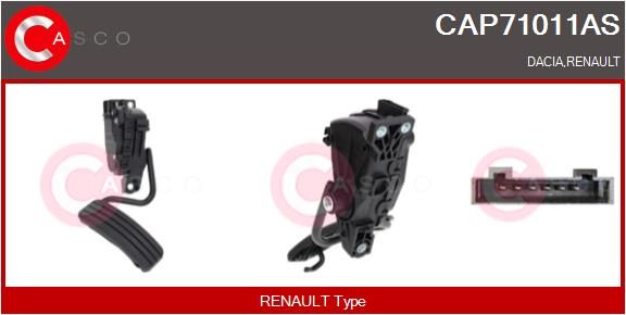 CASCO Kit pedale acceleratore CAP71011AS