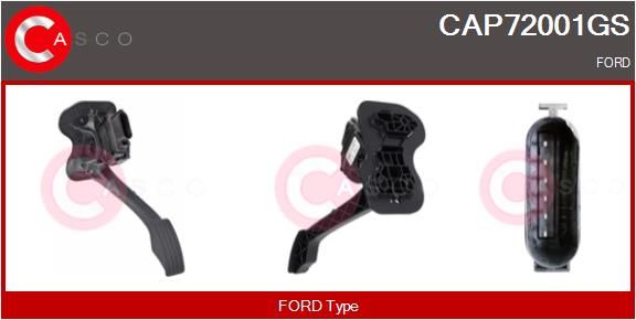 CASCO Kit pedale acceleratore CAP72001GS