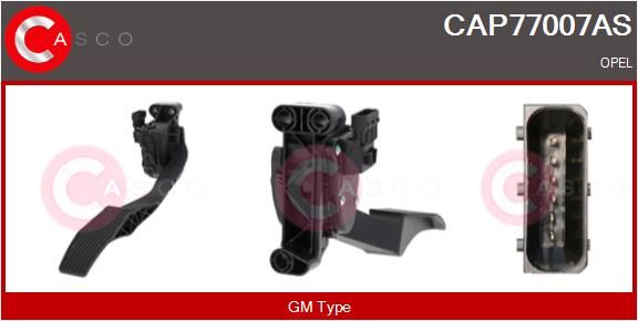 CASCO Kit pedale acceleratore CAP77007AS