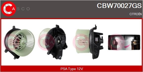 CASCO Ventilatore abitacolo CBW70027GS