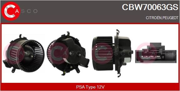 CASCO Ventilatore abitacolo CBW70063GS