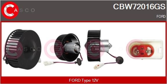 CASCO Ventilatore abitacolo CBW72016GS