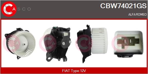 CASCO Ventilatore abitacolo CBW74021GS