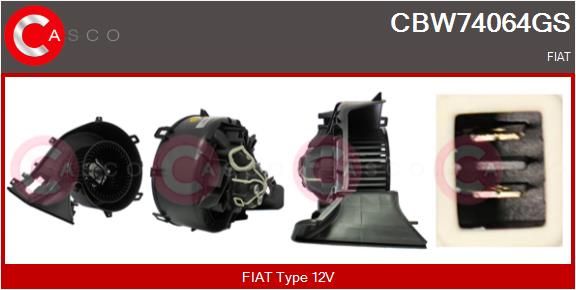 CASCO Ventilatore abitacolo CBW74064GS