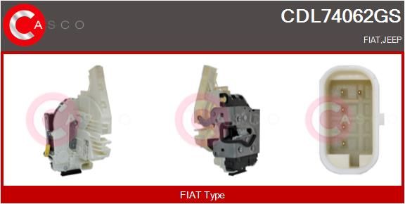 CASCO Serratura sport. CDL74062GS