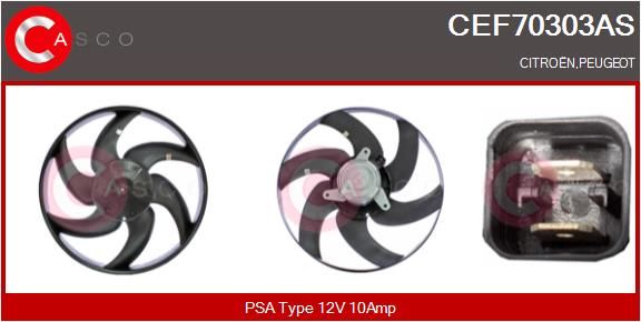 CASCO Ventola, Raffreddamento motore CEF70303AS