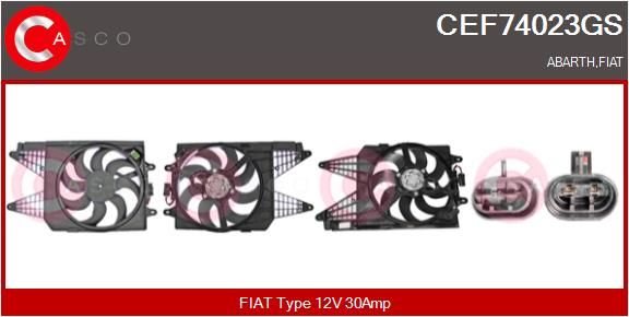 CASCO Elettromotore, Ventola radiatore CEF74023GS