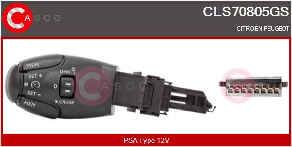 CASCO Interruttore comando, Imp. regolazione velocità CLS70805GS