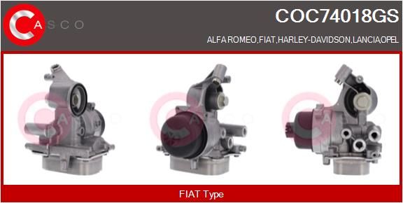 CASCO Radiatore olio, Olio motore COC74018GS
