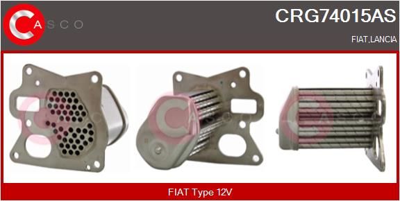 CASCO Radiatore, Ricircolo gas scarico CRG74015AS