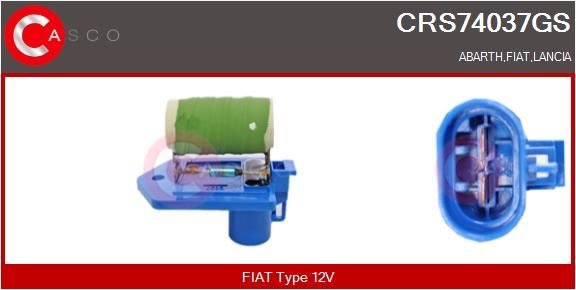 CASCO Resistenza anteriore, elettromotore (ventola radiatore) CRS74037GS