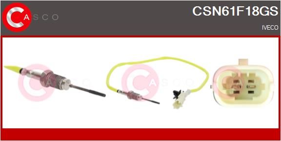 CASCO Sensore, Temperatura gas scarico CSN61F18GS