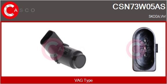 CASCO Sensore, Assistenza parcheggio CSN73W05AS