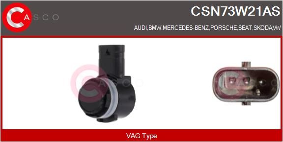 CASCO Sensore, Assistenza parcheggio CSN73W21AS