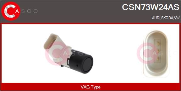 CASCO Sensore, Assistenza parcheggio CSN73W24AS