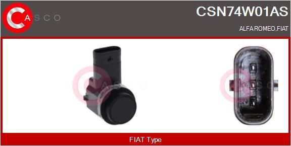 CASCO Sensore, Assistenza parcheggio CSN74W01AS