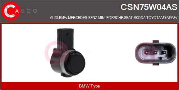 CASCO Sensore, Assistenza parcheggio CSN75W04AS