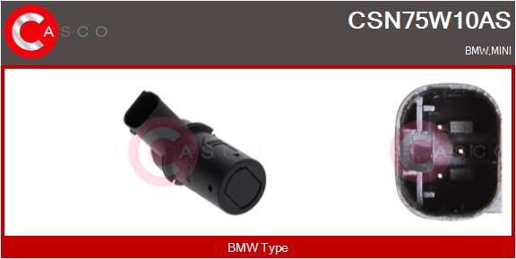 CASCO Sensore, Assistenza parcheggio CSN75W10AS