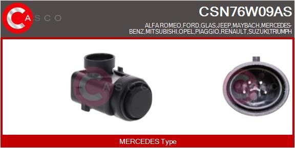 CASCO Sensore, Assistenza parcheggio CSN76W09AS