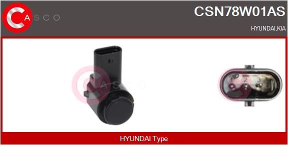CASCO Sensore, Assistenza parcheggio CSN78W01AS