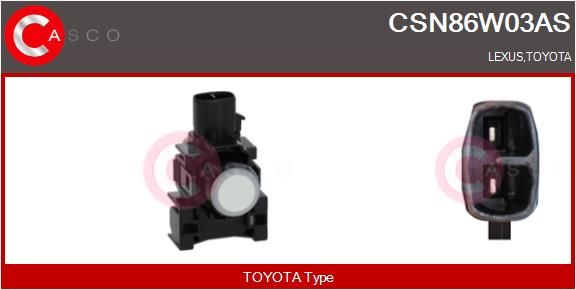 CASCO Sensore, Assistenza parcheggio CSN86W03AS
