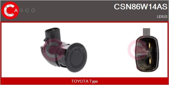 CASCO Sensore, Assistenza parcheggio CSN86W14AS