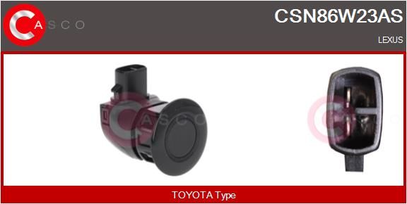 CASCO Sensore, Assistenza parcheggio CSN86W23AS