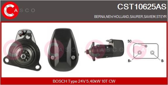 CASCO Motorino d'avviamento CST10625AS