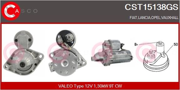 CASCO Motorino d'avviamento CST15138GS