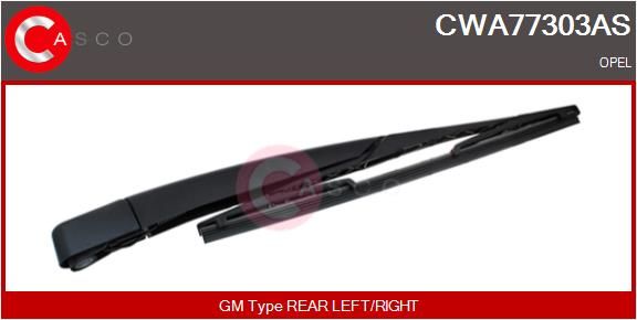 CASCO Braccio tergi, Pulizia cristalli CWA77303AS