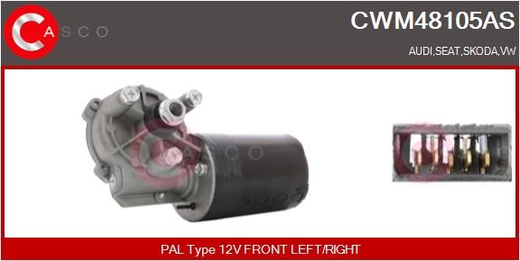 CASCO Motore tergicristallo CWM48105AS