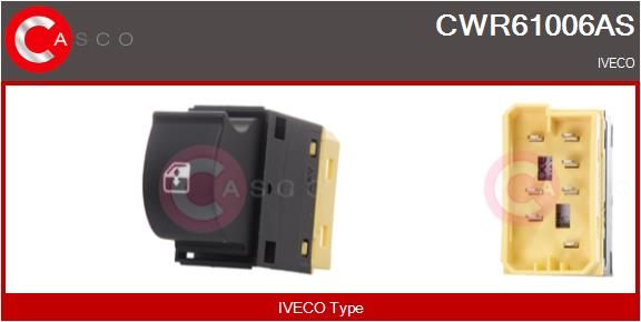 CASCO Interruttore, Alzacristallo CWR61006AS