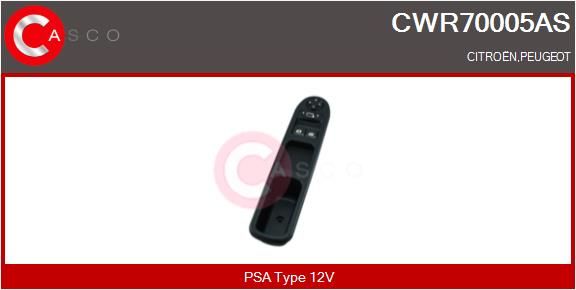 CASCO Interruttore, Alzacristallo CWR70005AS