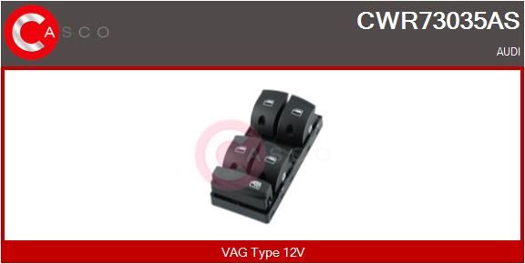 CASCO Interruttore, Alzacristallo CWR73035AS