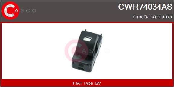 CASCO Interruttore, Alzacristallo CWR74034AS