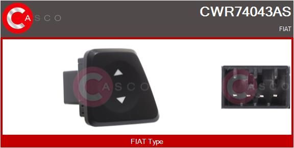 CASCO Interruttore, Alzacristallo CWR74043AS
