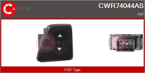 CASCO Interruttore, Alzacristallo CWR74044AS
