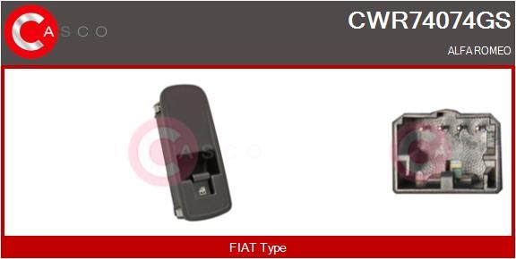 CASCO Interruttore, Alzacristallo CWR74074GS