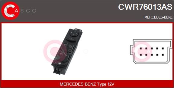 CASCO Interruttore, Alzacristallo CWR76013AS