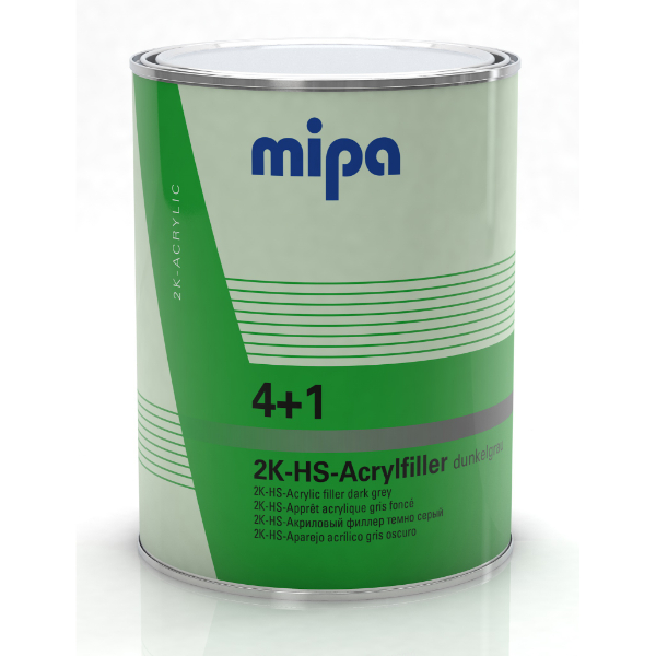 Mipa 4 + 1 Acrylfiller HS Fondo bicomponente HS Bianco 4L